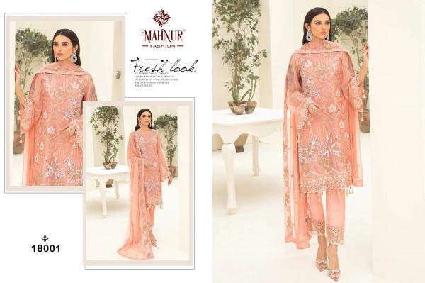 Mahnur Vol 18 Georgette Designer Pakistani Suit Collection